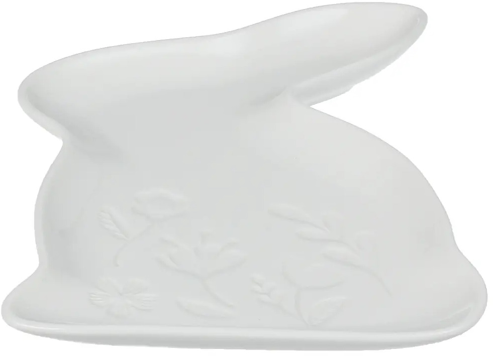 91617210 Тарелка десертная Myatashop Funny Bunny 22x22x3 см фарфор цвет белый STLM-0868925