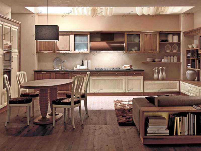 Martini Interiors Лакированная линейная кухня из орехового дерева на заказ Convivio contemporary sun-id-1494756