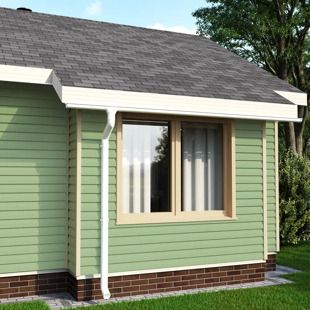 Сайдинг ПВХ MONLID корабельный брус 3 м зеленый STLM-2110226 - Вид №2