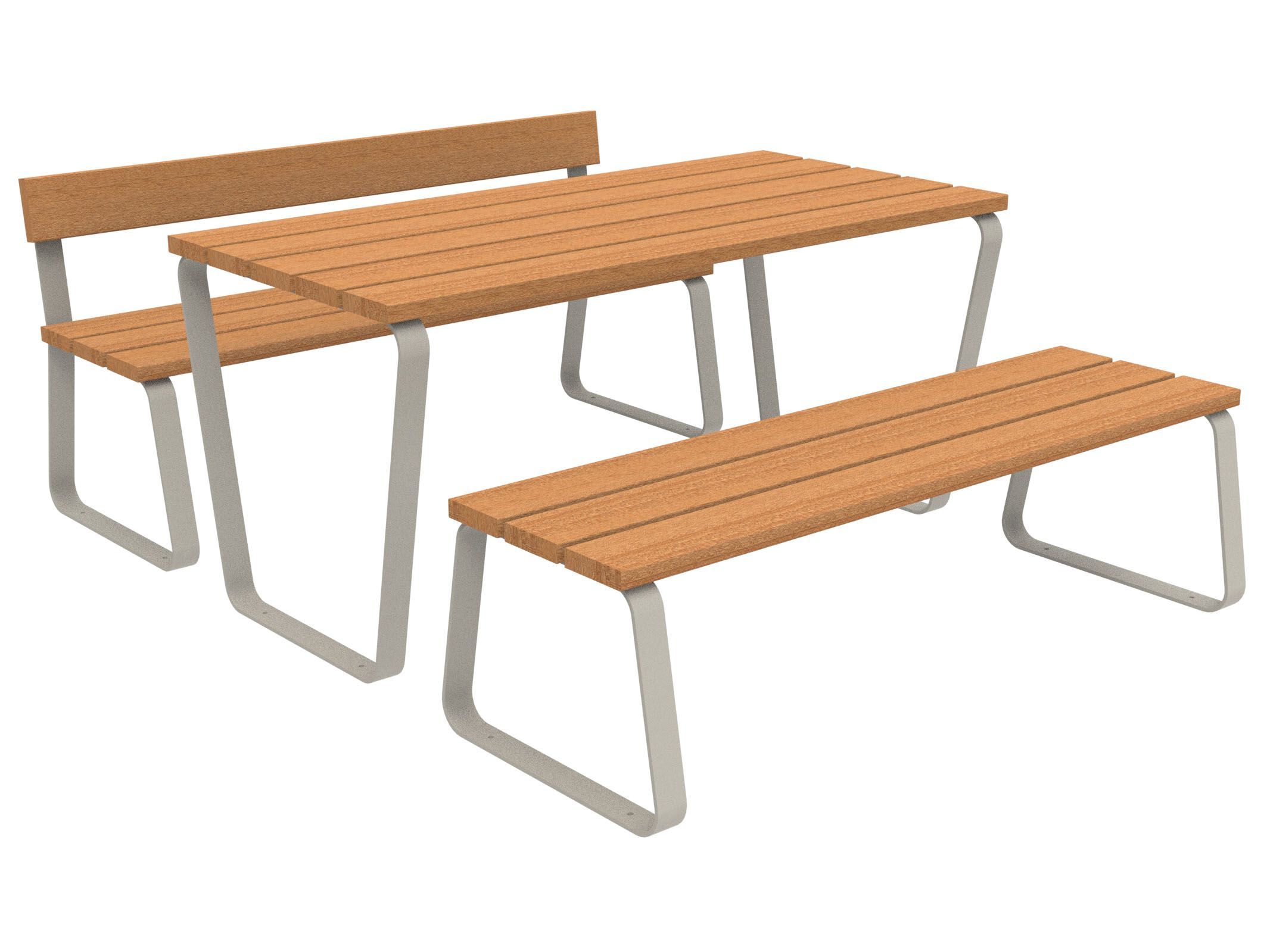 Стол для пикника со встроенными скамейками Lazzari Sunny ARCH-00041799 - Вид №16