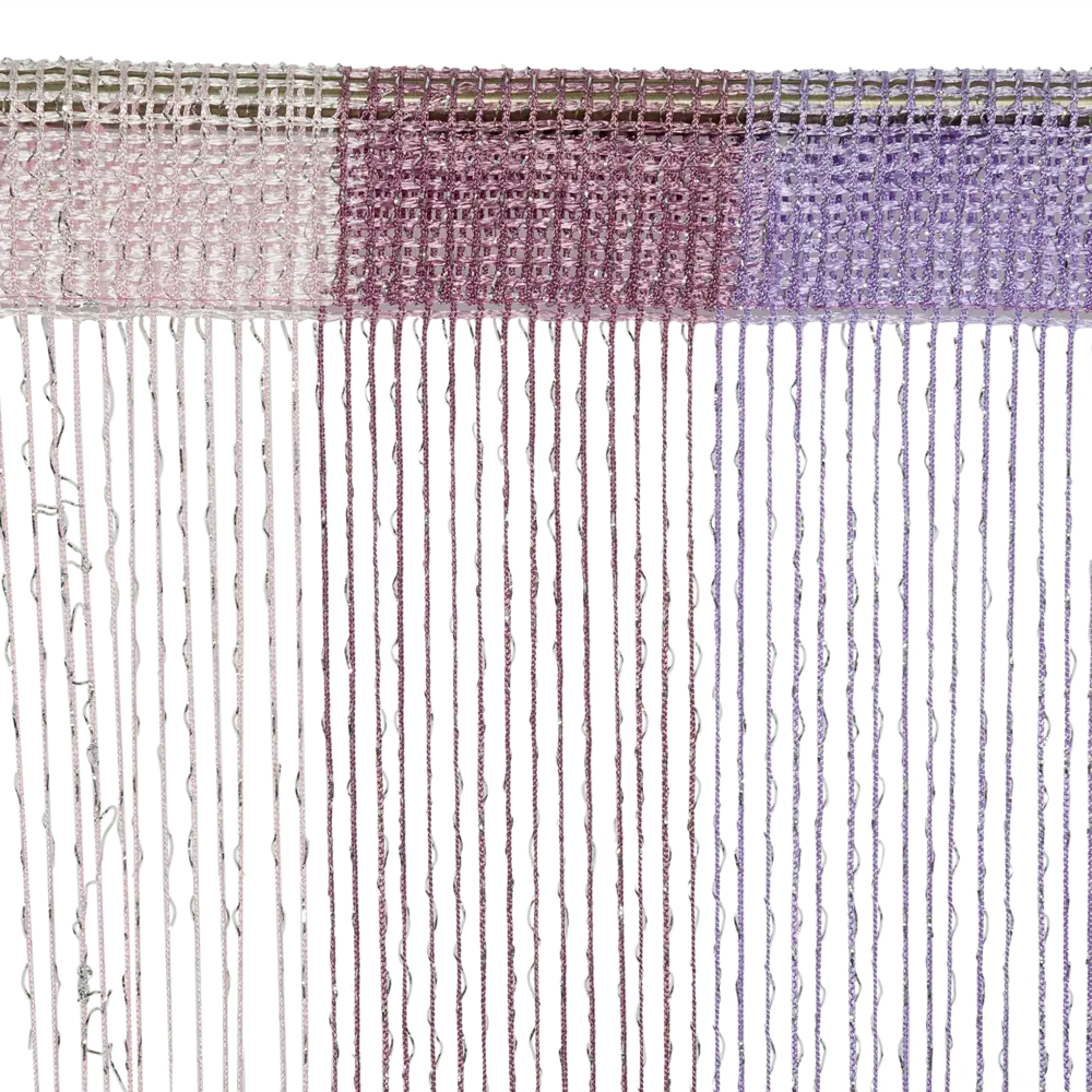 Штора нитяная Inspire «Шар», 300х280 см, цвет фиолетовый/серебристый STLM-2209873 - Вид №4