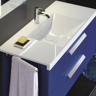 Композиция №4 Conceptwall Collection комплект мебели для ванной комнаты Burgbad 41947 - Вид №1