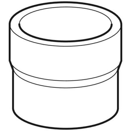 GEBERIT 372.738.16.1 Переходник Geberit PE на чугунную трубу  - Вид №1