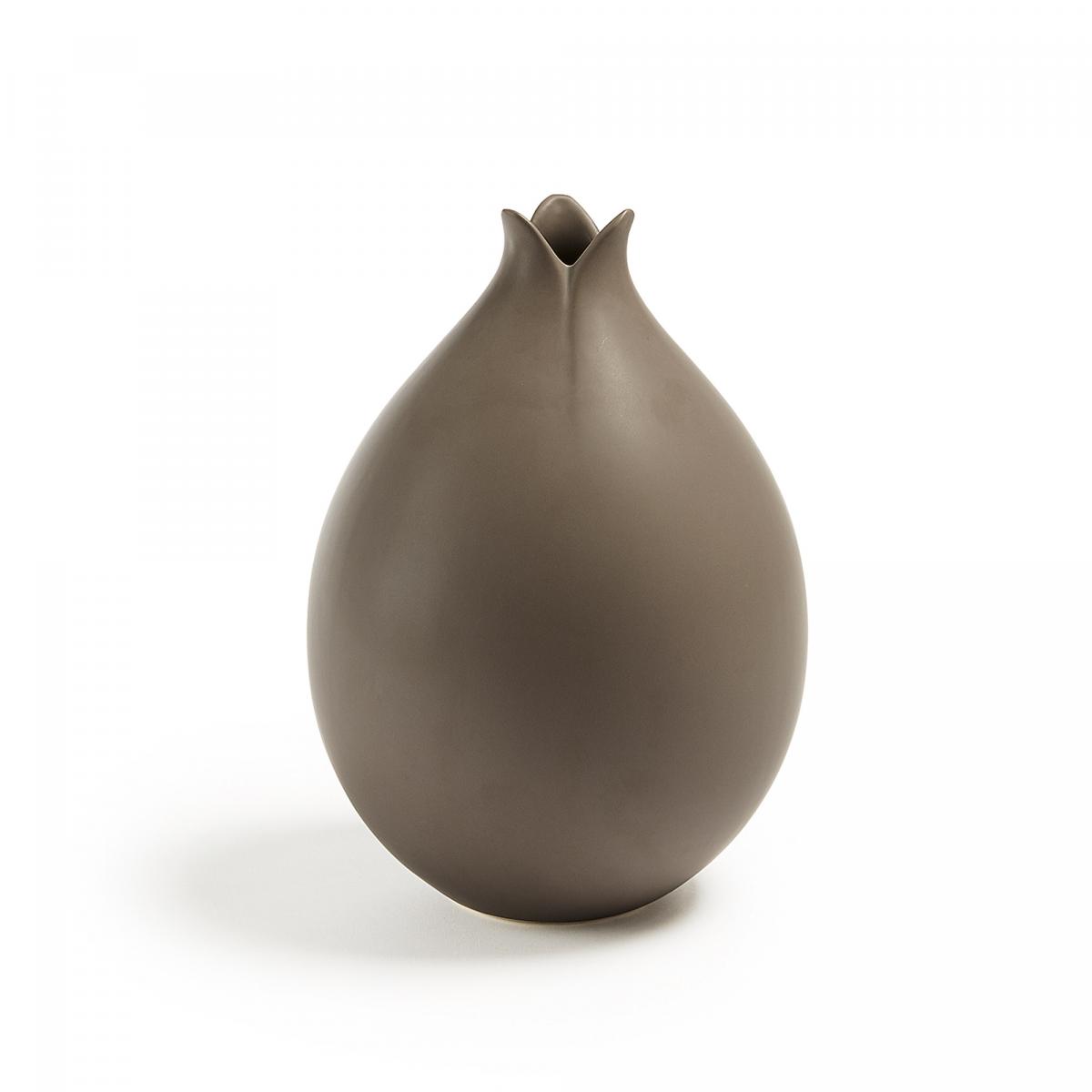 054827 Ваза керамическая коричневая La Forma Lys - Вид №2
