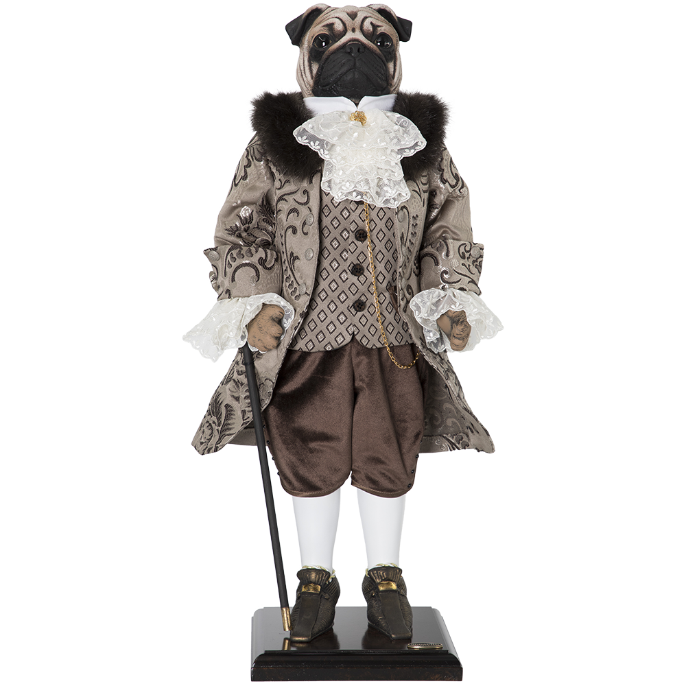 76004 Коллекционная кукла Мопс Джеймс BOGACHO 4627138150665