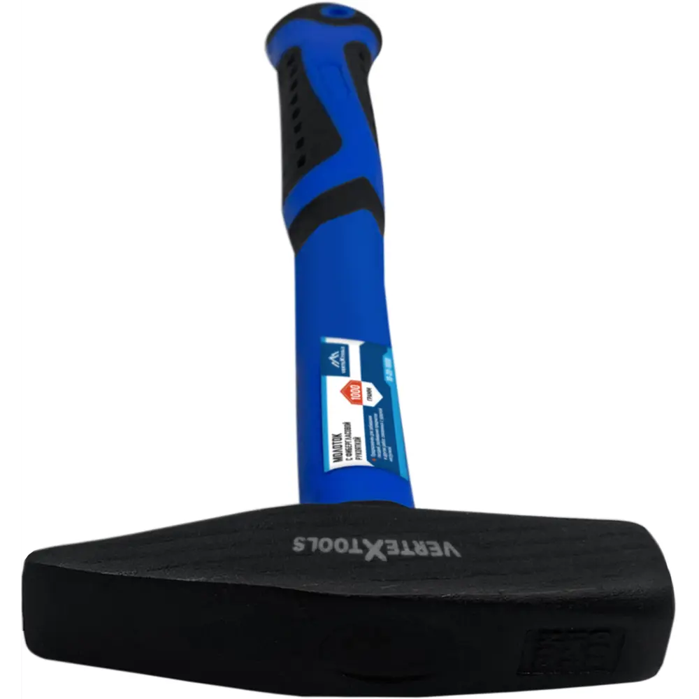 Слесарный молоток Vertextools с фиберглассовой рукояткой 1000 г 89411082 STLM-1571952 - Вид №4