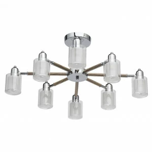 Люстра белая потолочная De Markt Форест 693012608 DE MARKT ДИЗАЙНЕРСКИЕ, ФОРЕСТ 00-3833619 Белый;хром