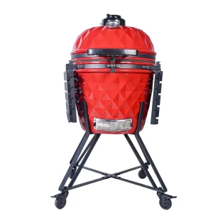 91595849 Гриль для барбекю Diamond egg XLDE02/Red толщина 30 мм 125x65x65 см STLM-0957414