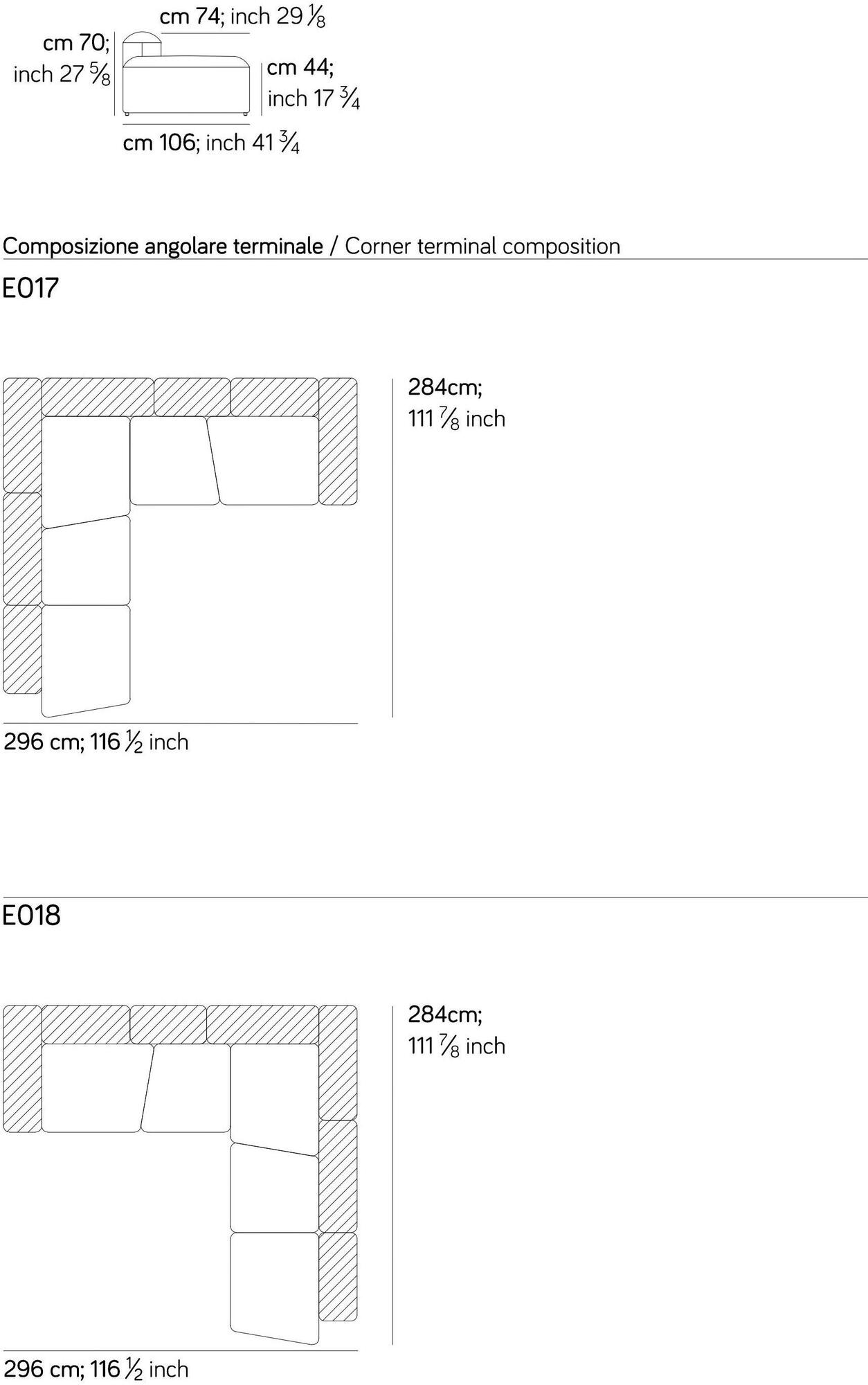 AMURA Модульный секционный диван Lapis E009 - Вид №12