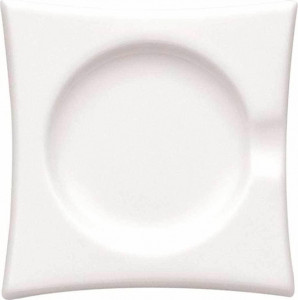 72393 Rosenthal Блюдо для сои квадратное Rosenthal Суоми 7см, фарфор, белое Фарфор