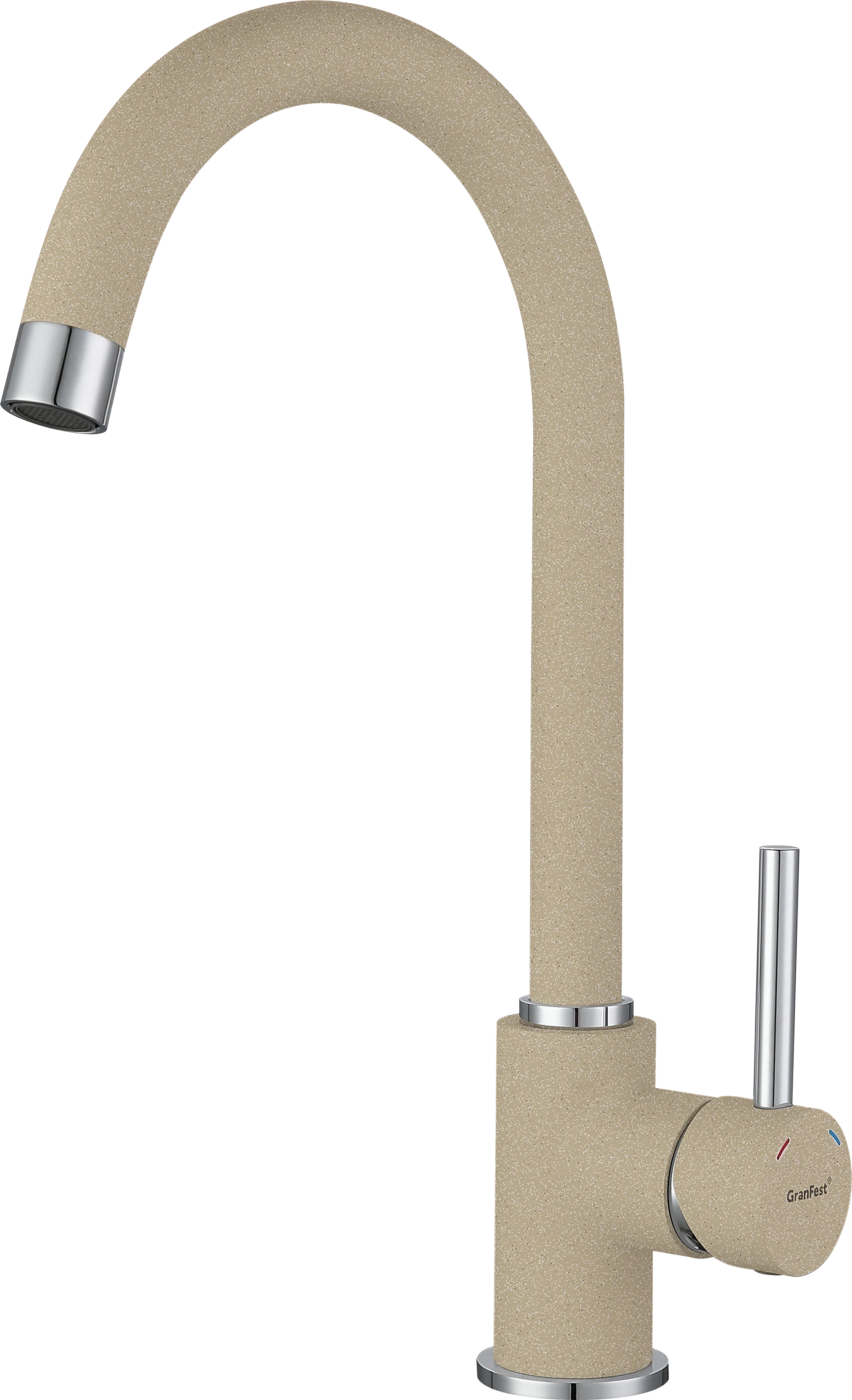 Кухонный смеситель 3650 кашемир GranFest 