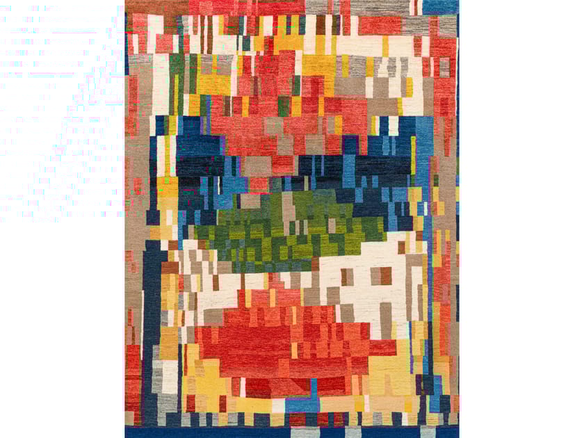 Прямоугольный шерстяной ковер Zollanvari Gabbehs Glitch ARCH-00042756