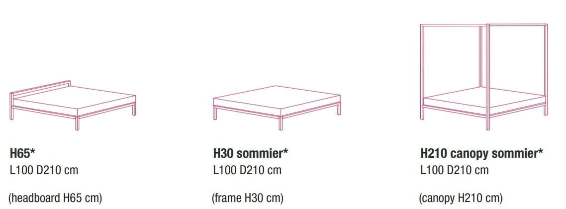 Алюминиевая односпальная кровать MDF Italia ALUMINIUM BED ARCH-00134128 - Вид №2