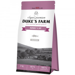 ПР0042053 Корм для кошек DUKE"S FARM лосось сух. 2кг DUKE'S FARM