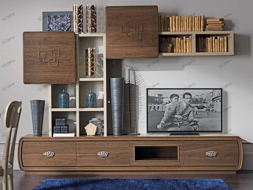 Cantiero Модульная деревянная стенка для хранения вещей Amarcord day Comp. 1010