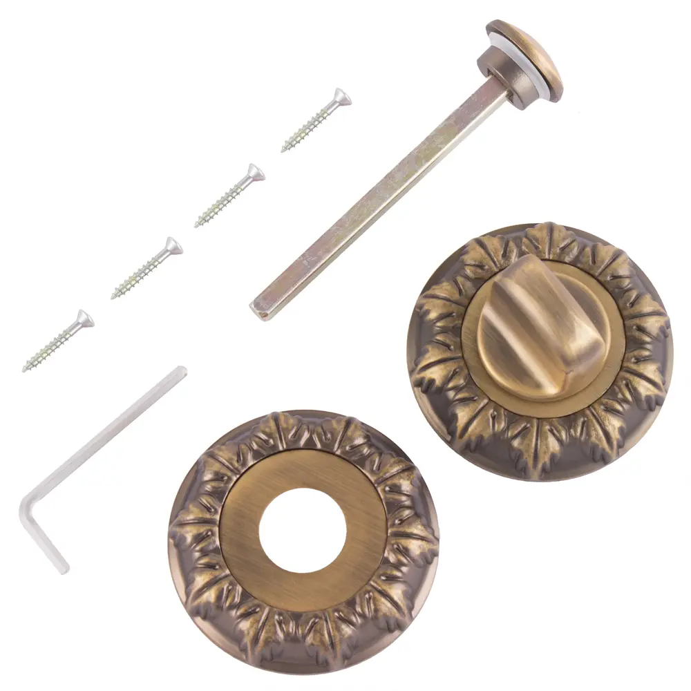 Завертка к ручкам круглая Renz цвет кофе STLM-2103241 - Вид №1