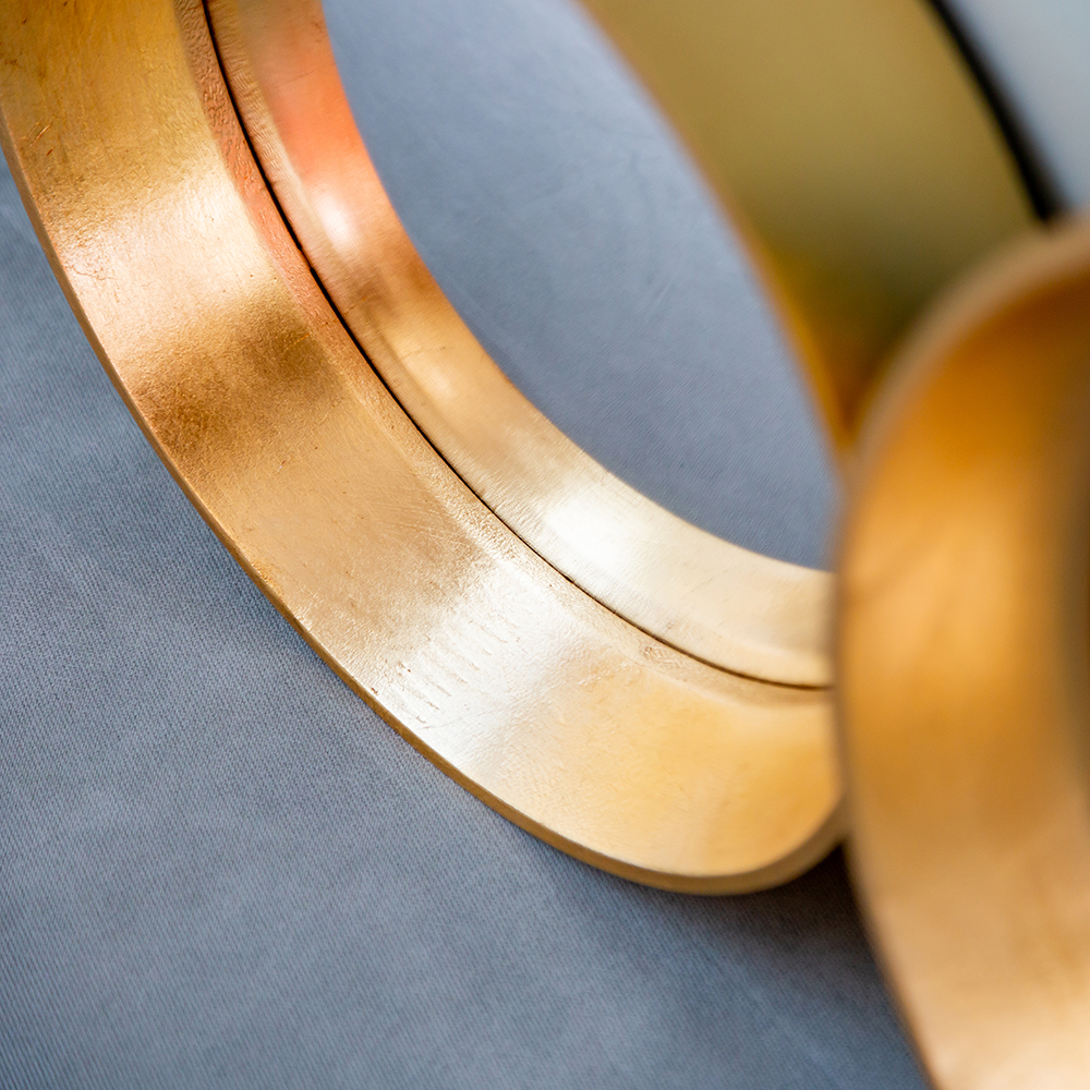 21092112 Зеркало декоративное настенное «Хогард Голд» (версия S) (fish-eye) Object Desire Зазеркалье  - Вид №7