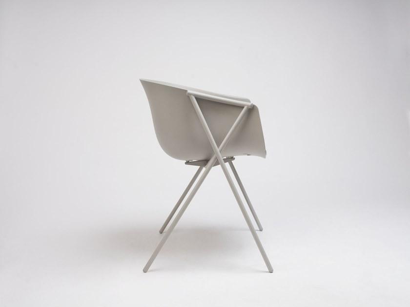 ONDARRETA Стул из полипропилена с подлокотниками со встроенной подушкой Bai sun-id-1442540 - Вид №3