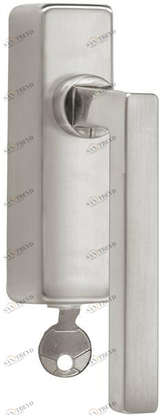 Formani Оконная ручка dk никель с замком Timeless 1936l-dklock-o