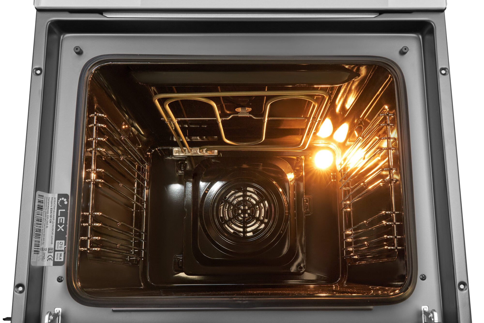 9163314 Электрический духовой шкаф LEX EDS 101 GR серый STDN-0132316 - Вид №4