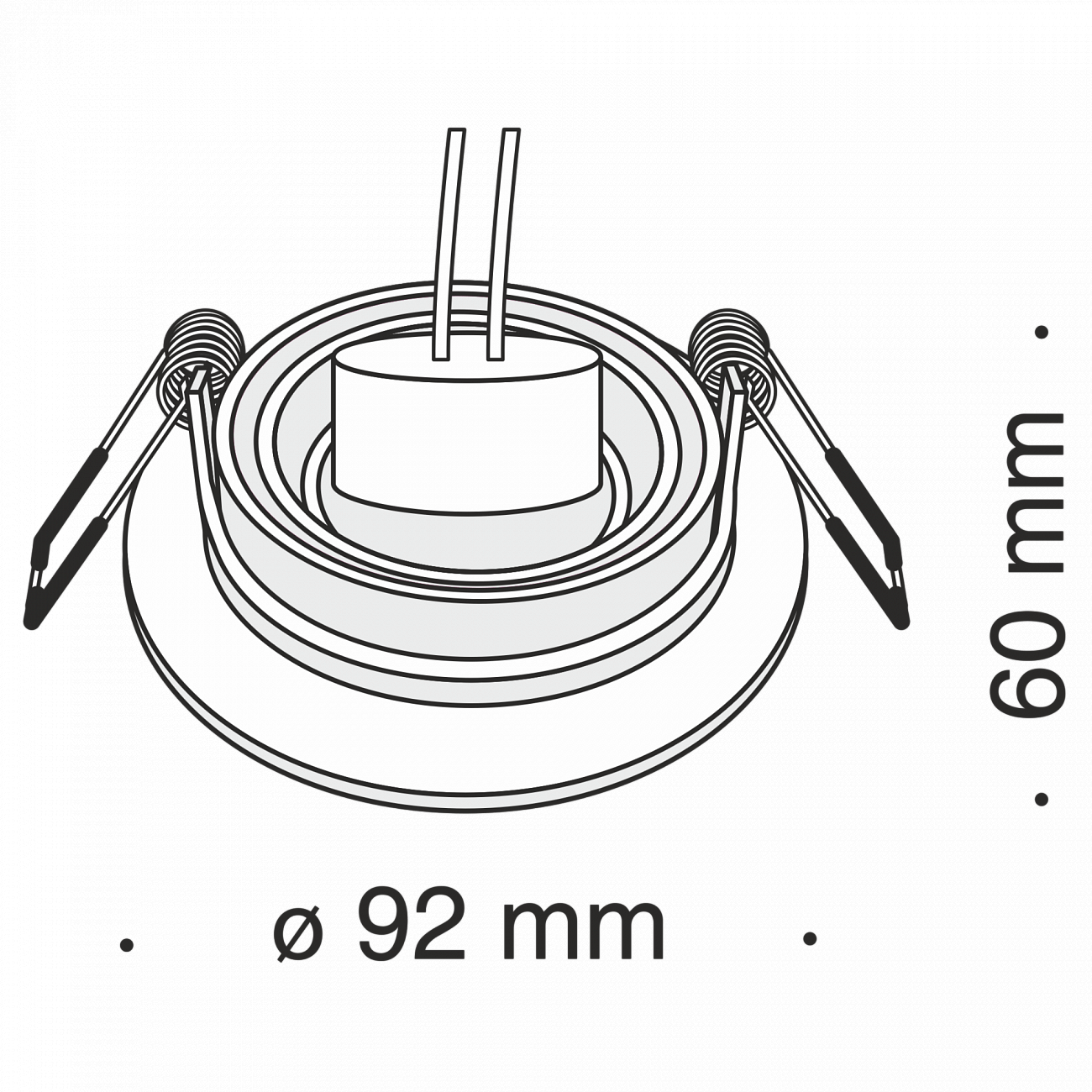 Встраиваемый спот черный Technical Atom DL023 TECHNICAL DOWNLIGHT 00-3957179 Черный  - Вид №5