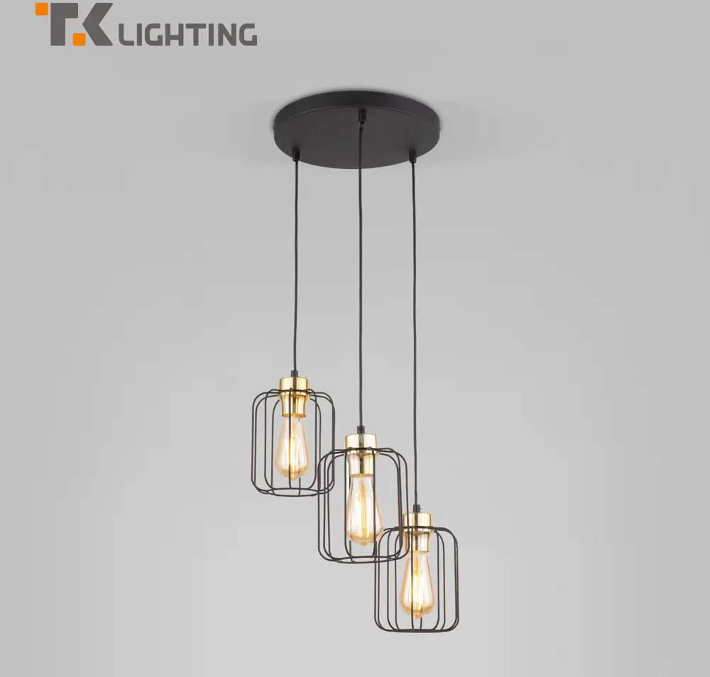 91002456 Светильник подвесной TK LIGHTING a062968 Galaxy New 3 лампы 12 м² цвет черный STLM-0433826