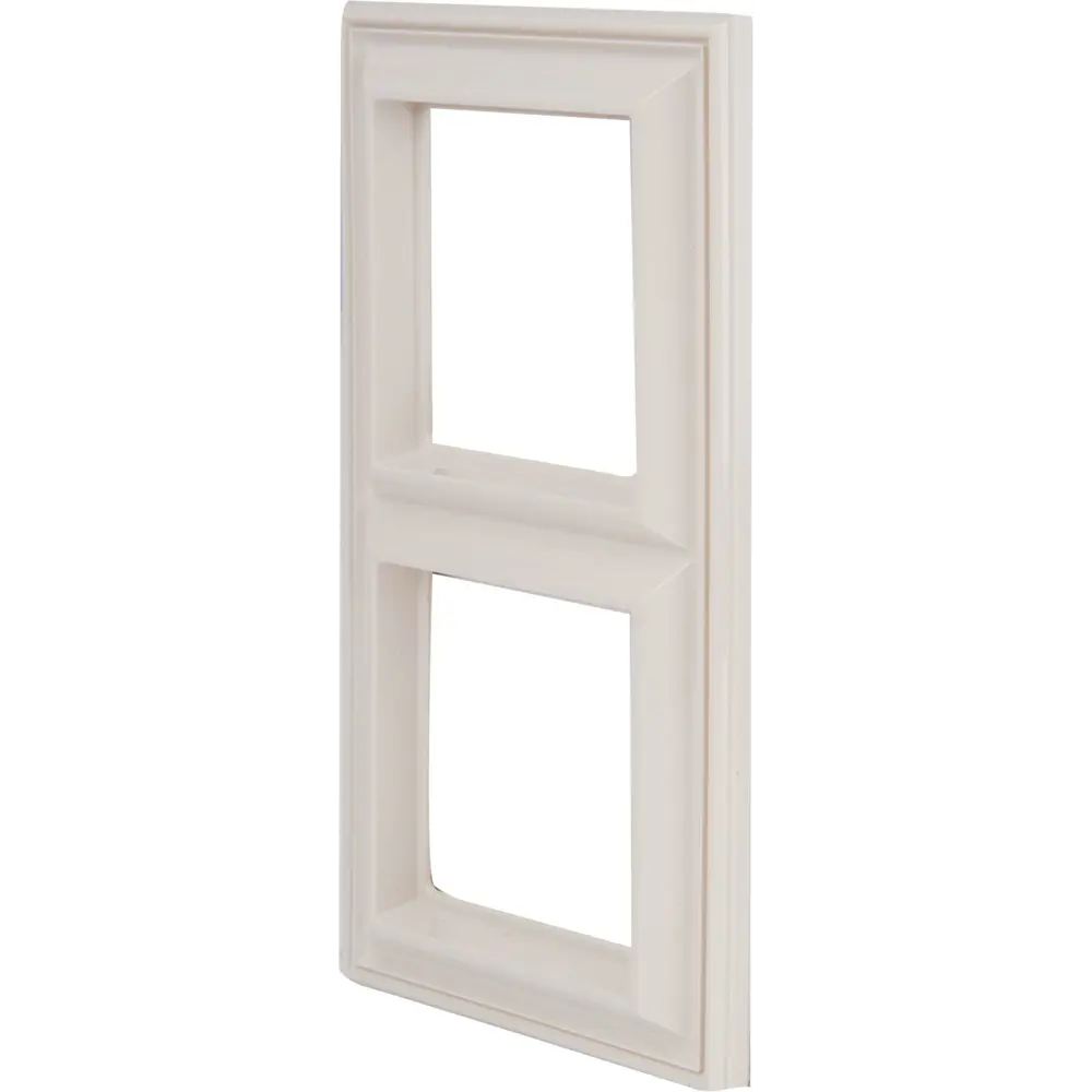 Рамка для розеток и выключателей EcoProfi Design 2 поста цвет бежевый 17901497 STLM-2000583 Santreyd Jung EcoProfi
