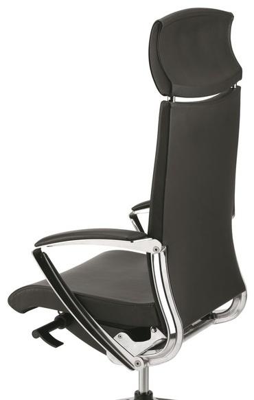 TALIN Кожаное кресло руководителя с 5 спицами и подголовником на колесиках Avia sun-id-1427532 - Вид №1