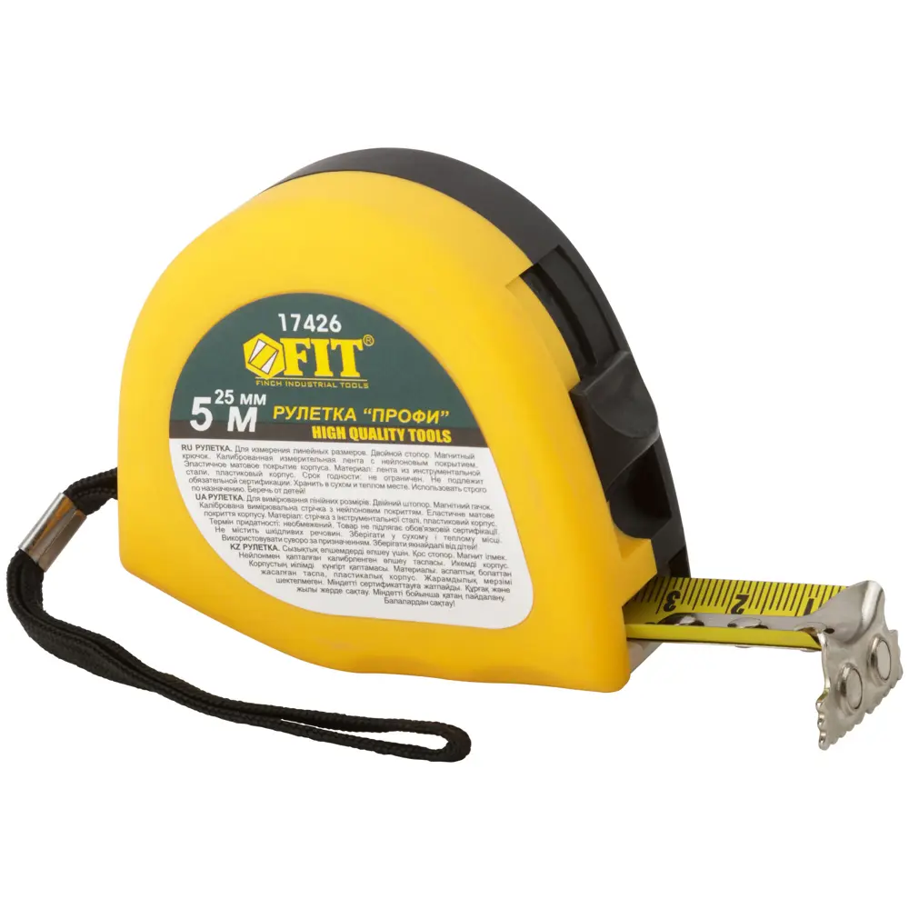 Рулетка Fit Профи 5 м x 25 мм STLM-2172674