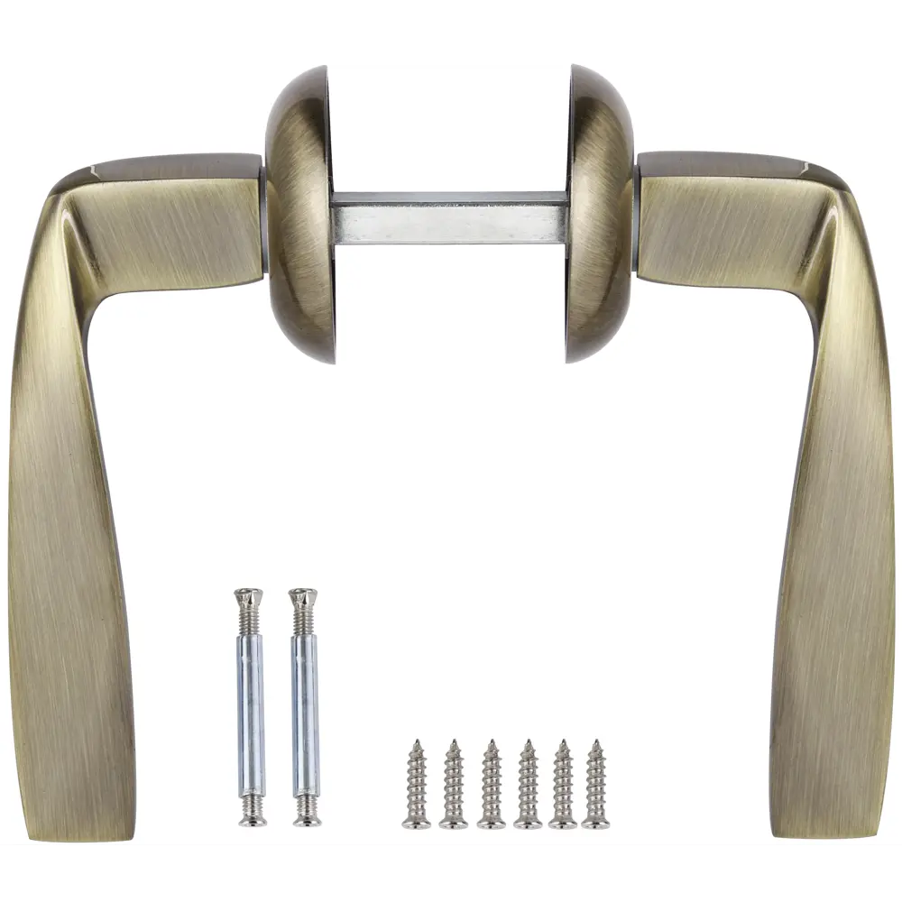 Дверная ручка EDSON EDS-18-Z01 бронзовая с эргономичным дизайном 84376134 STLM-0048830 - Вид №1