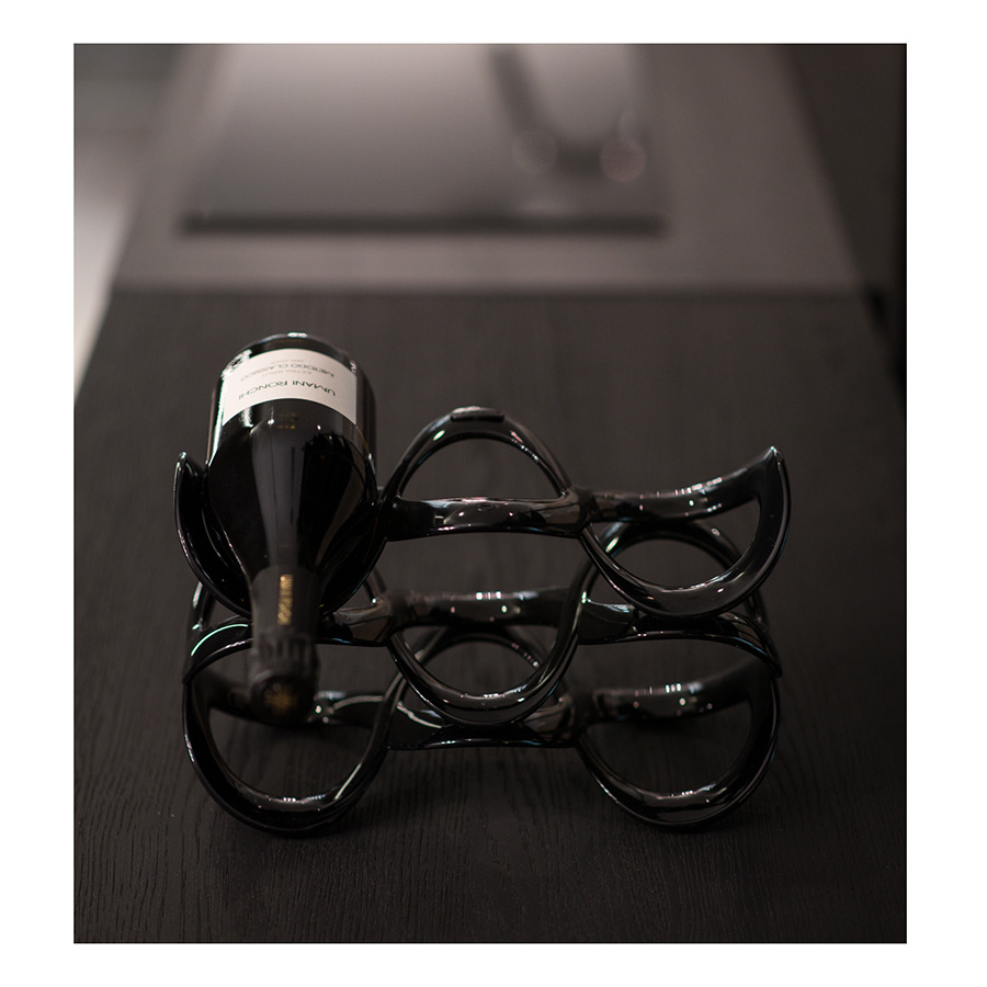 17010010 Подставка для бутылок cuvee, черная Guzzini  - Вид №5