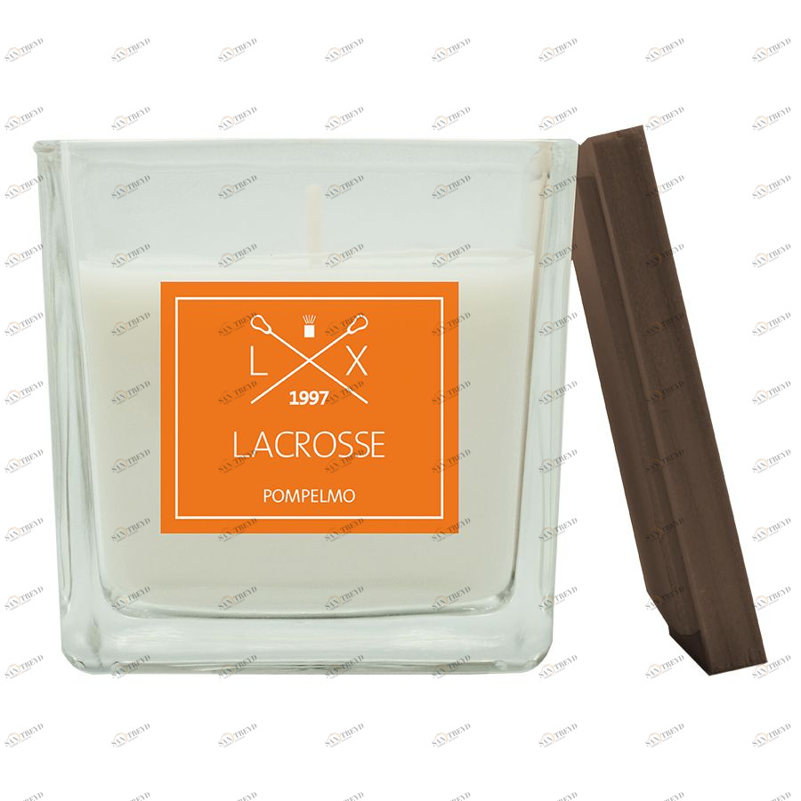 Свеча ароматическая в стекле "Грейпфрут" 8*8 см Ambientair VV045PNLC