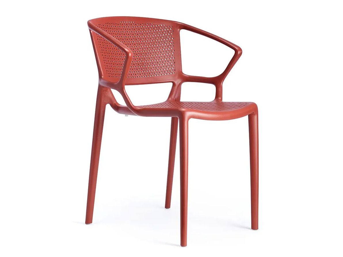 Штабелируемый стул из полипропилена с подлокотниками Infiniti Fiorellina ARCH-00111204