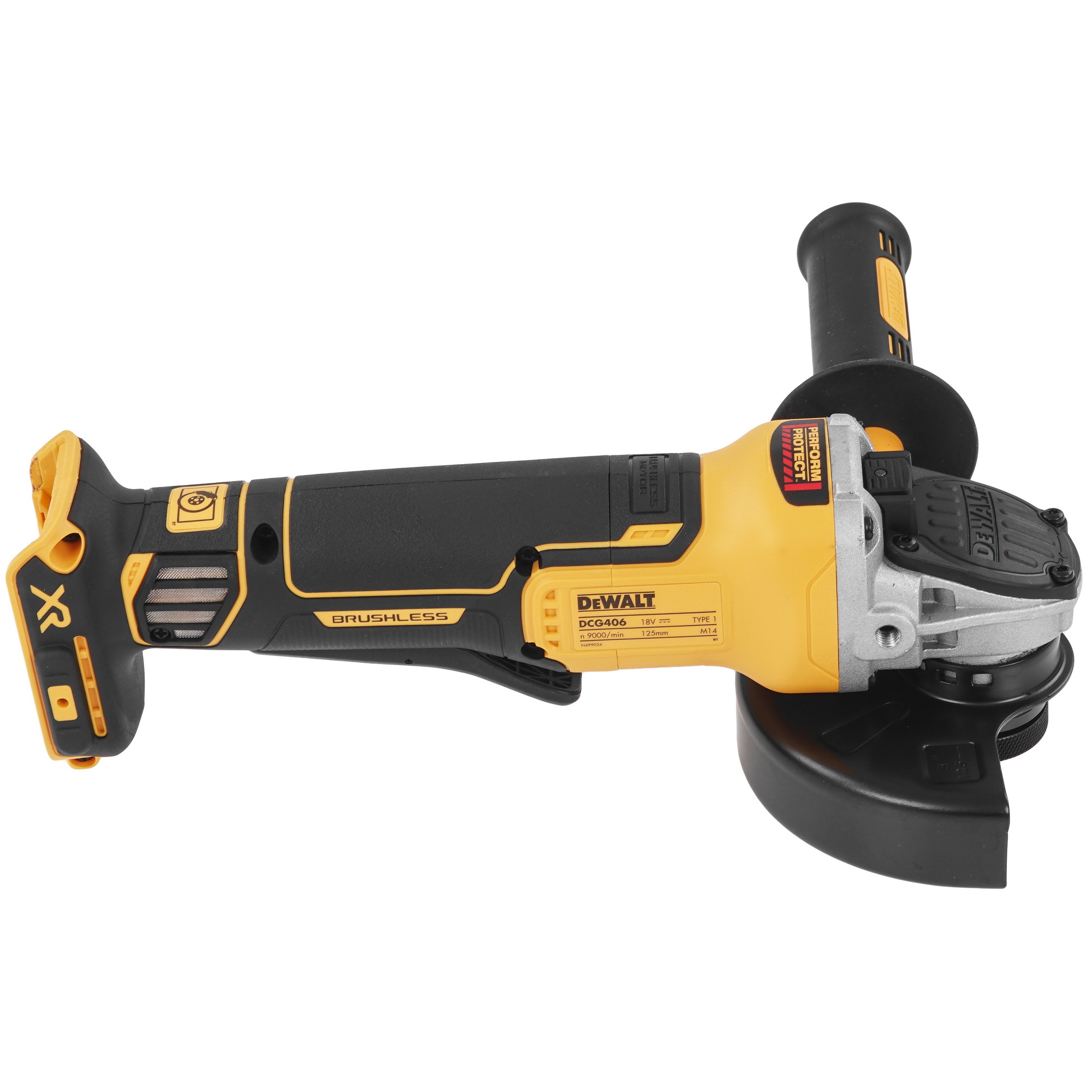 Углошлифовальная машина (УШМ) DeWalt DCG406NT-XJ XR FLEXVOLТ 18/54V  , Без ЗУ, Без АКБ 5440973 STDN-0076145 - Вид №3