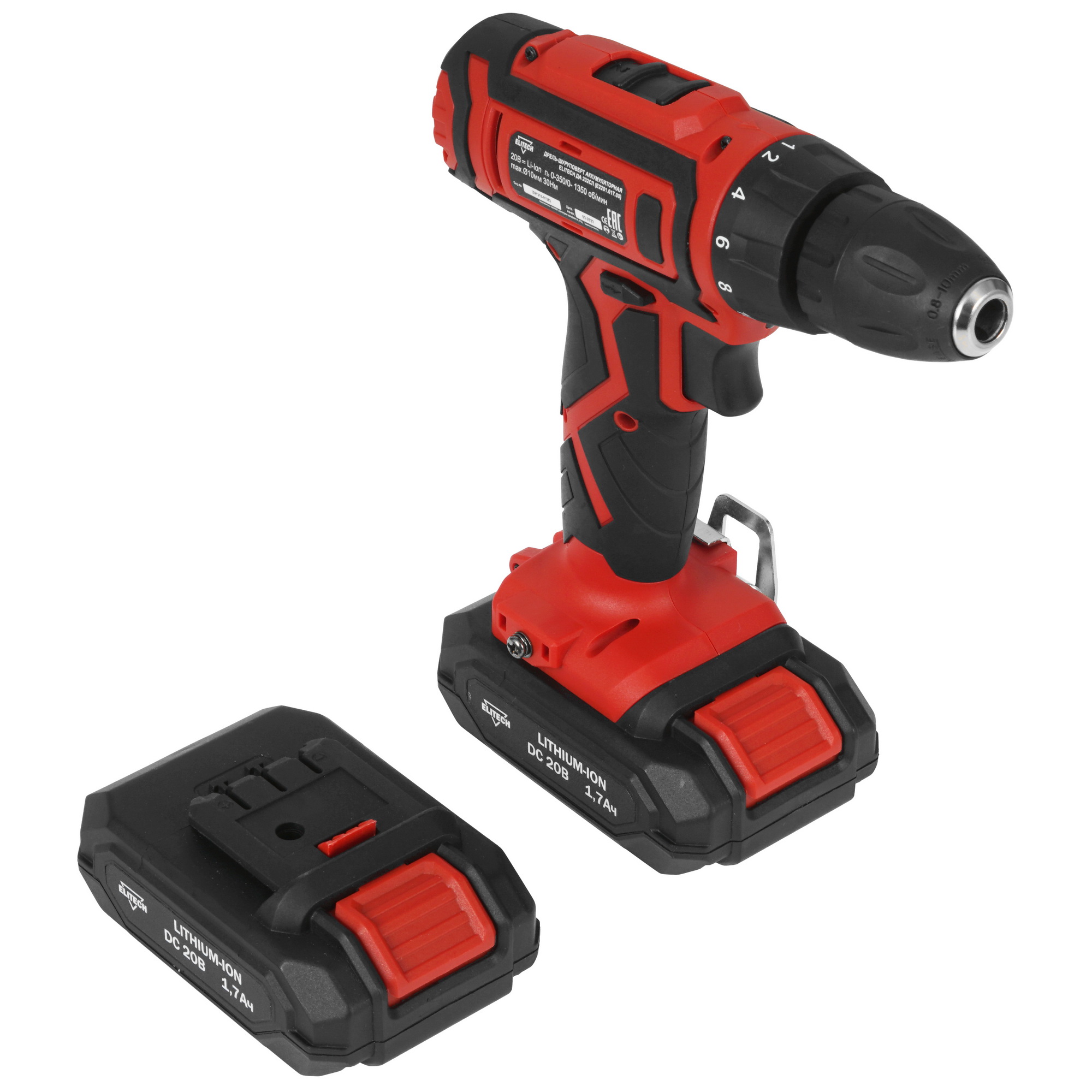 Дрель-шуруповерт Elitech ДМ ДА 202СЛ 9017149 STDN-0144929 - Вид №1