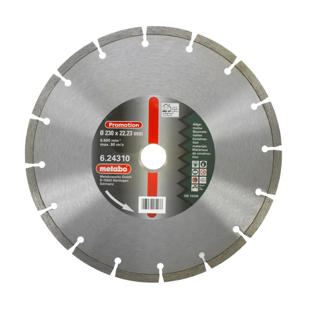 Диск алмазный по бетону Metabo DT3703 230x22.23 мм 18114250 STLM-2145210 