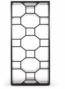 Gianfranco Ferré Home Открытый двухсторонний книжный шкаф из бука