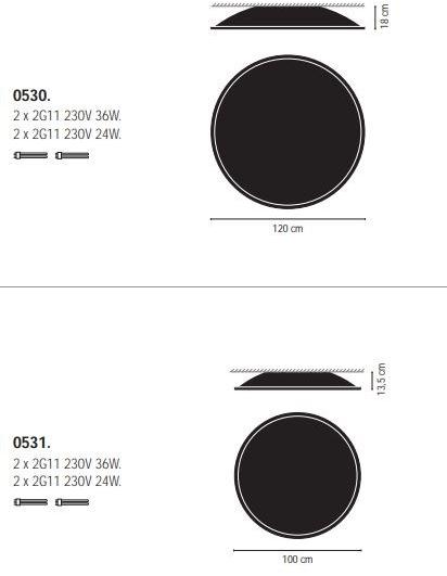 Vibia Встраиваемый люминесцентный потолочный светильник Big sun-id-1424479 - Вид №12