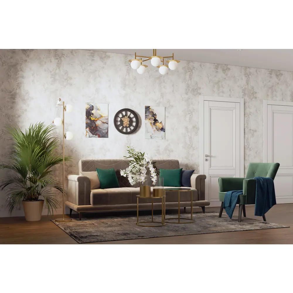 Картина на стекле «Белый акрил 3» 40x60 см 82977337 STLM-2071284 ARTABOSKO  - Вид №7