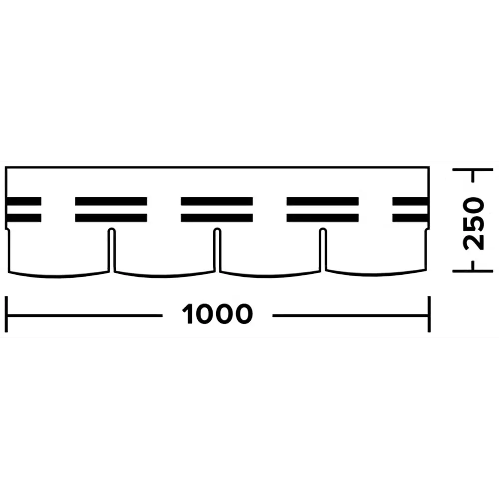 Фасадная плитка Hauberk 2.0 м² цвет кварцит ТЕХНОНИКОЛЬ STLM-2180507 - Вид №7