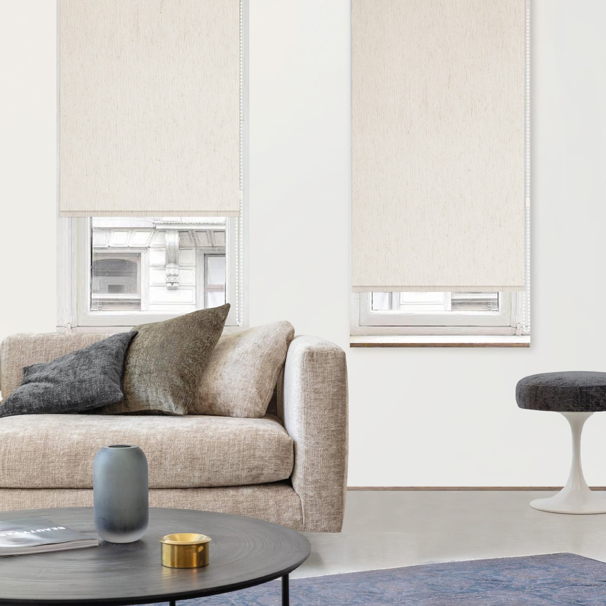 83503123 Штора рулонная Miamoza Linen 60x160 см натуральная Santreyd  - Вид №2