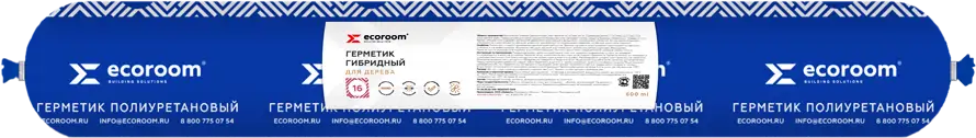91007700 Герметик Ecoroom E-Puгер-3690/тик цвет тик 0.6 л STLM-0858363