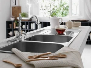 Nobili Rubinetterie Хромированный кухонный смеситель на одно отверстие Ritz Ri49117cr