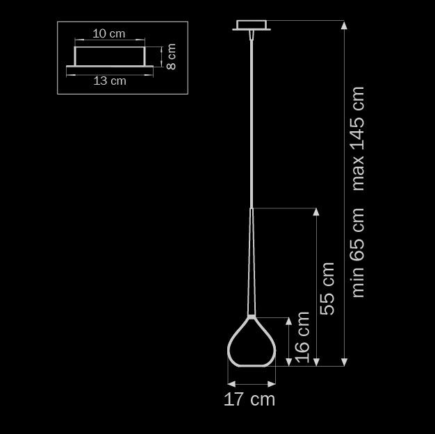 Подвесной светильник Lightstar Forma 808113 LIGHTSTAR FORMA 070497 Желтый - Вид №1