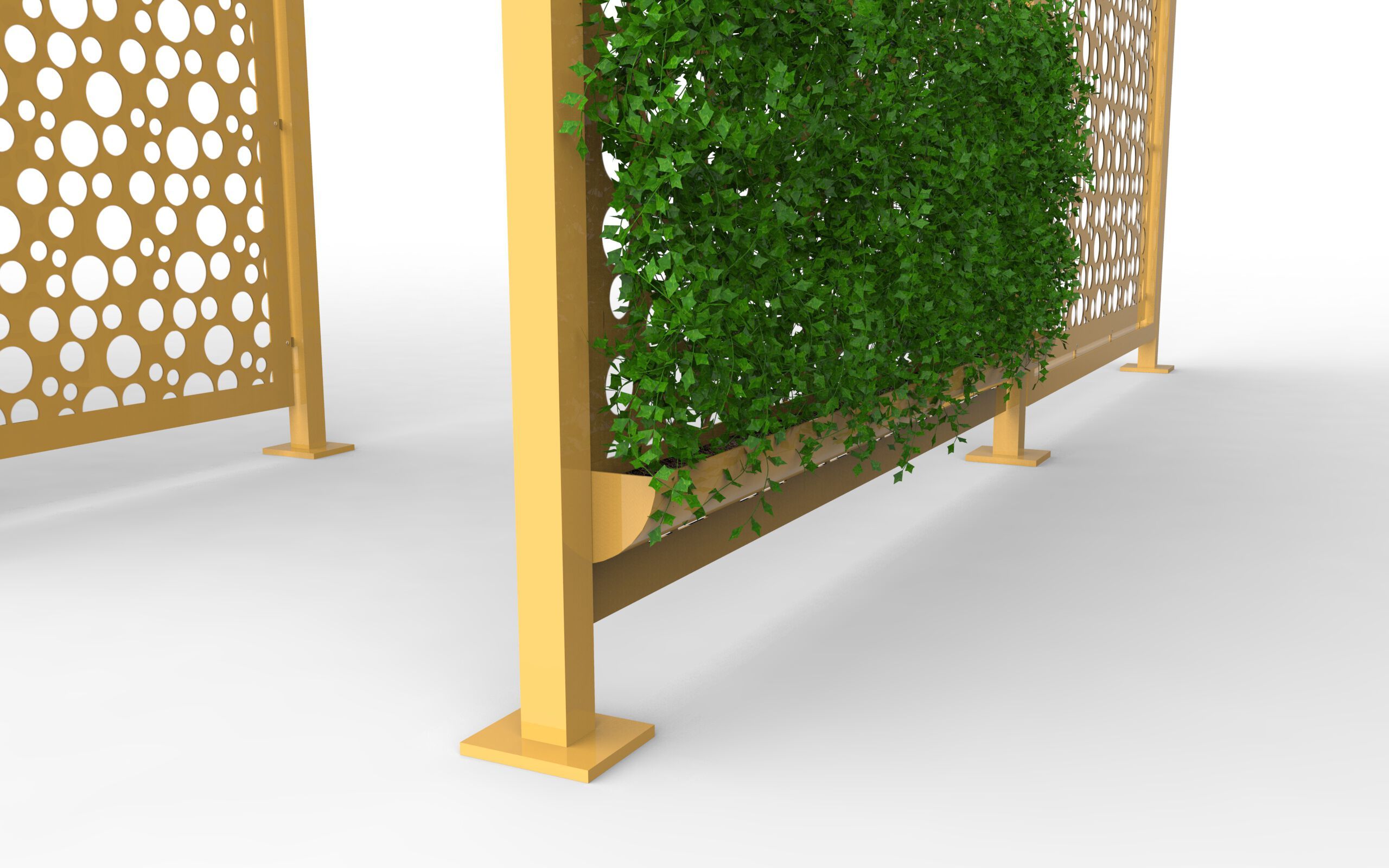 Стальной модульный экранный забор CITYSì ARIA ARCH-00058180 - Вид №3