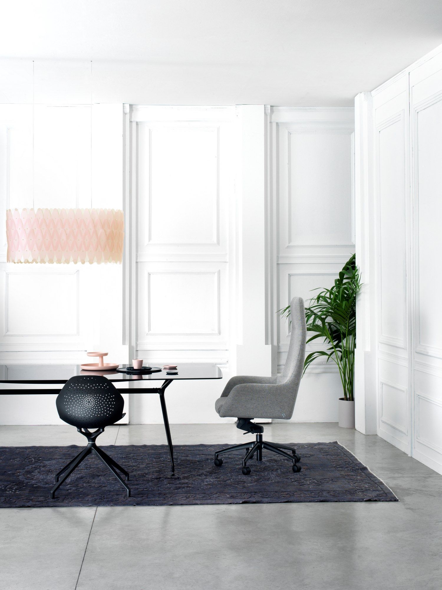 Алюминиевый поворотный стул с подлокотниками SITIA Klera ARCH-00071539 - Вид №5