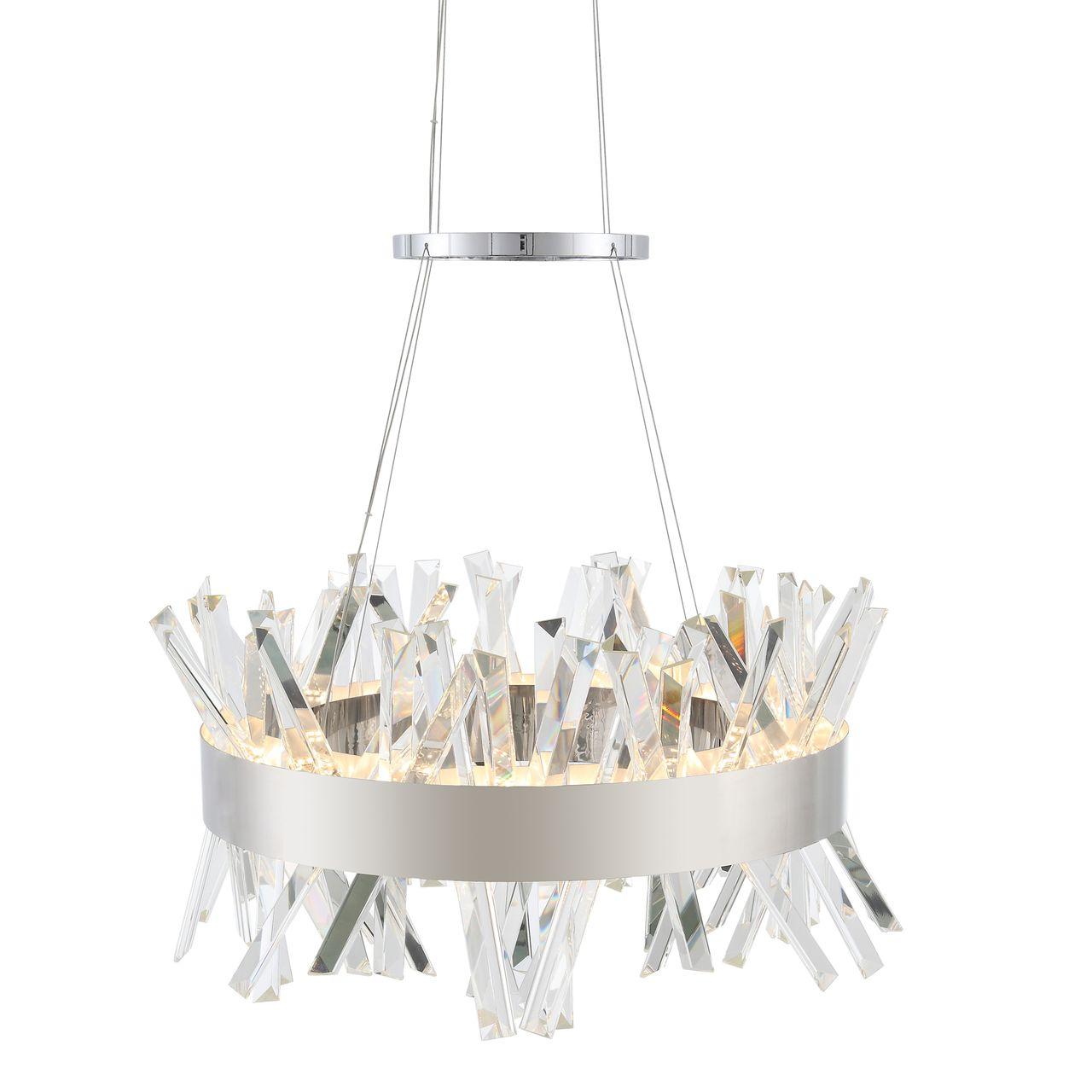 Подвесной светодиодный светильник ST Luce Ghiolo SL384.103.01 ST LUCE ДИЗАЙНЕРСКИЕ, GHIOLO 276126 Хром  - Вид №2
