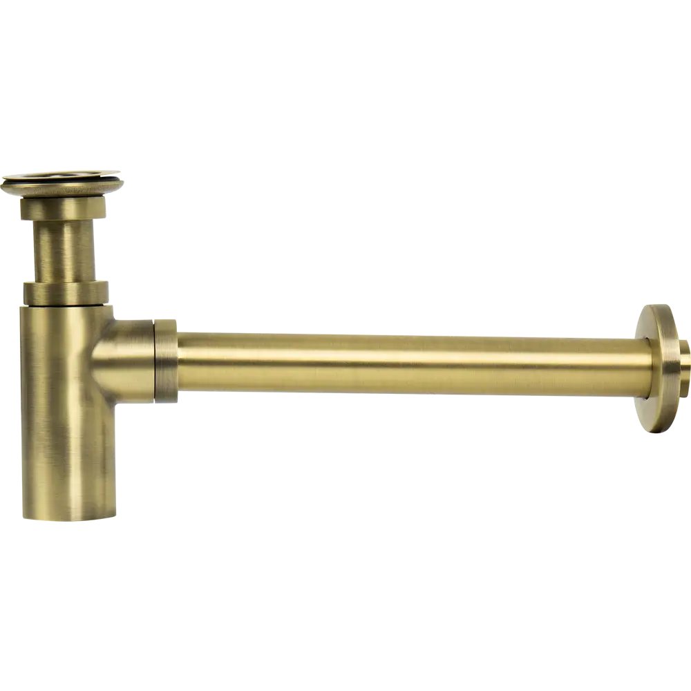 WIRQUIN Сифон бутылочный для раковины с боковым выпуском бронза 82367308 STLM-0025587 - Вид №1