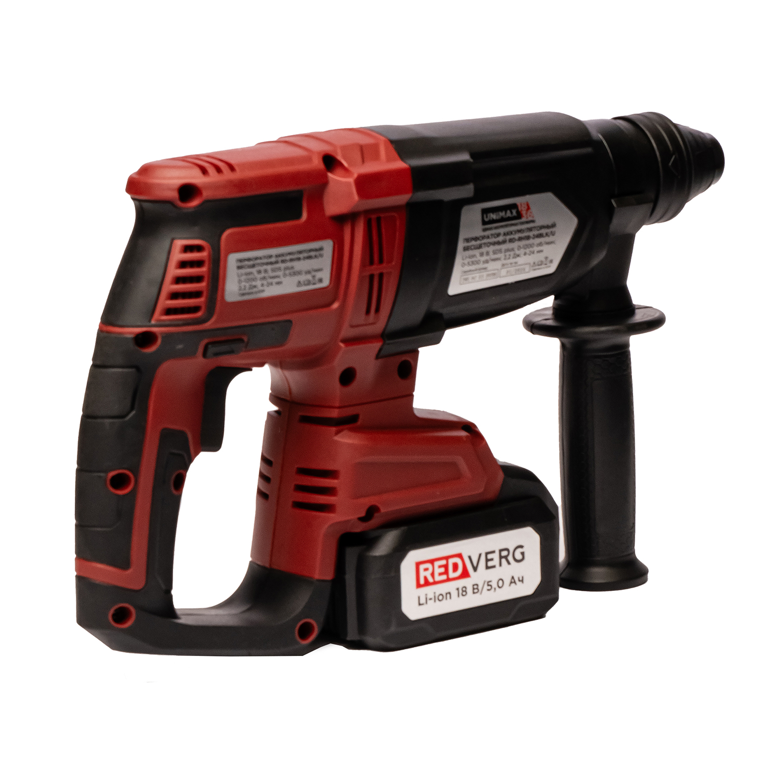 Перфоратор REDVERG RD-RH18-24BLK/U UNIMAX 18/36 5486552 STDN-0059421 - Вид №4