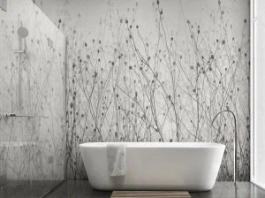 Affreschi & Affreschi Рулонные экологические обои из гипса с цветочными мотивами Shadows